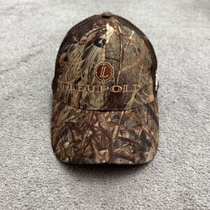 Leupold GX Rangefinder Camouflage Trucker Cap Hat Mens One Size Brown Adjustable